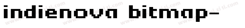 indienova bitmap字体转换
